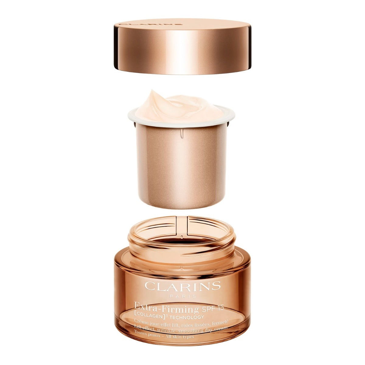 Clarins Extra-Firming Spf15 Collagen Technology Toutes Paux-4