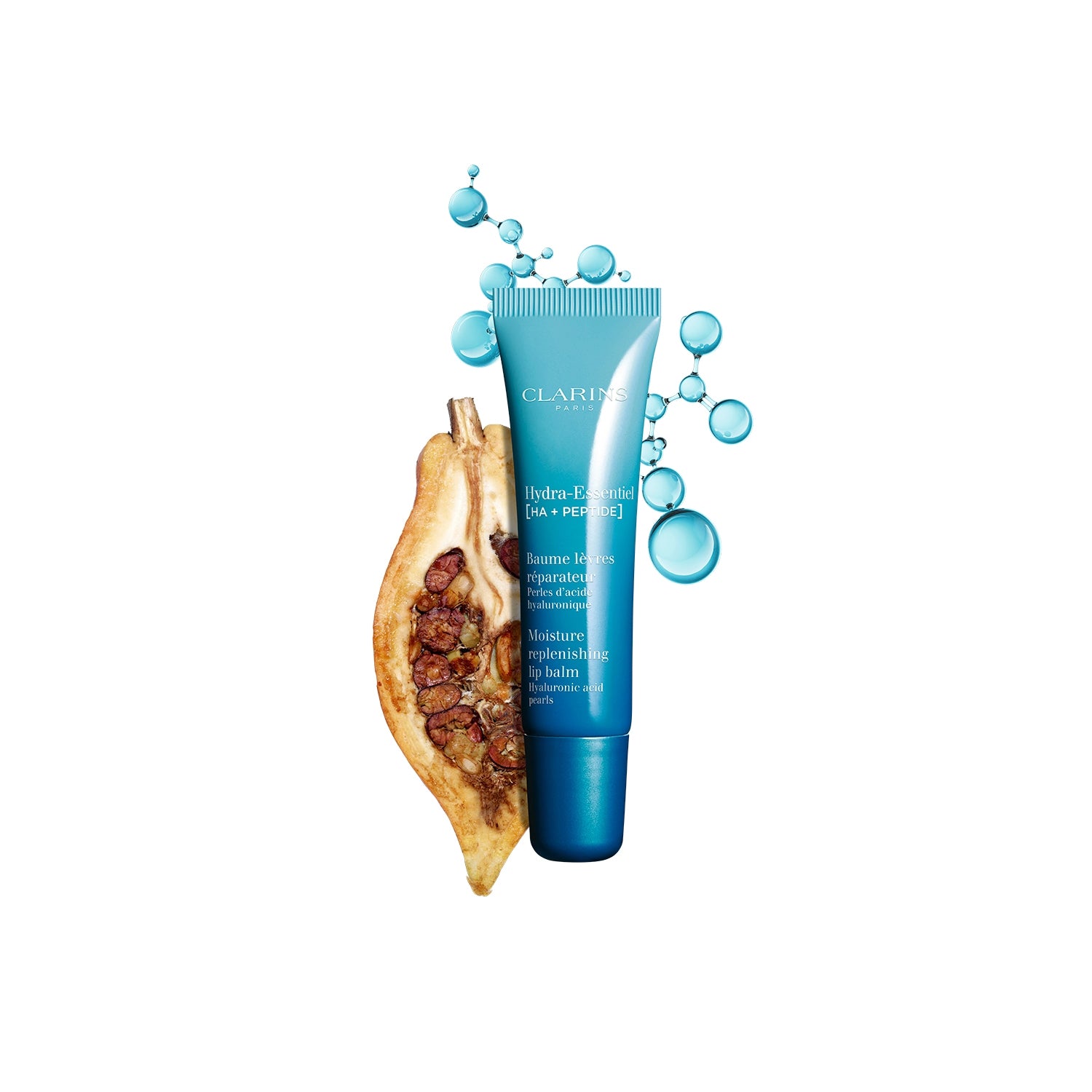 Clarins Hydra-Essentiel Ha2+Peptide Baume Lèvres Réparateur-2