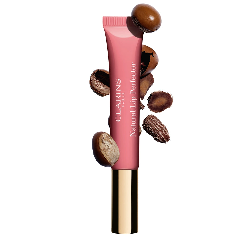 Clarins Natural Lip Perfector 01 Rose Shimmer-3