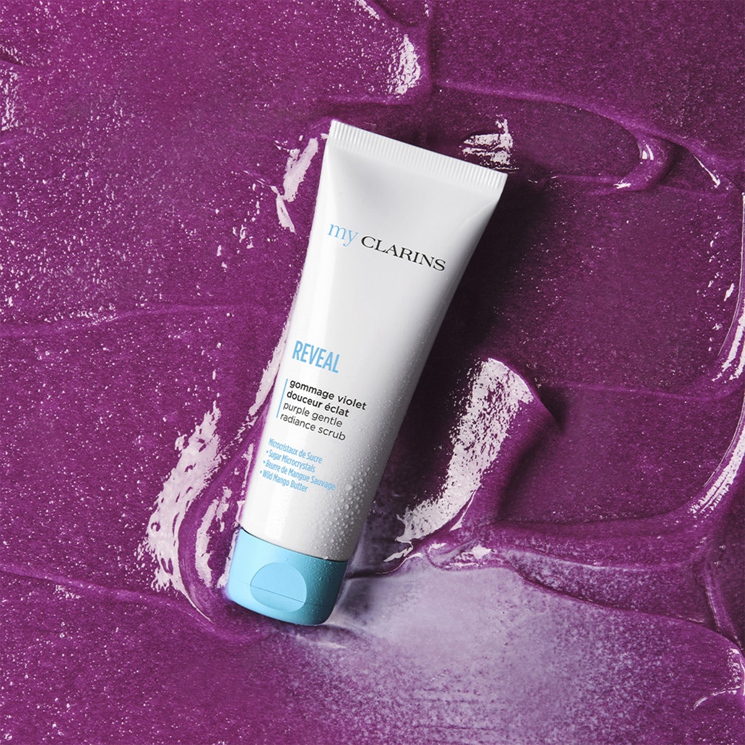 Clarins Reveal Gommage Violet Douceur Éclat-5