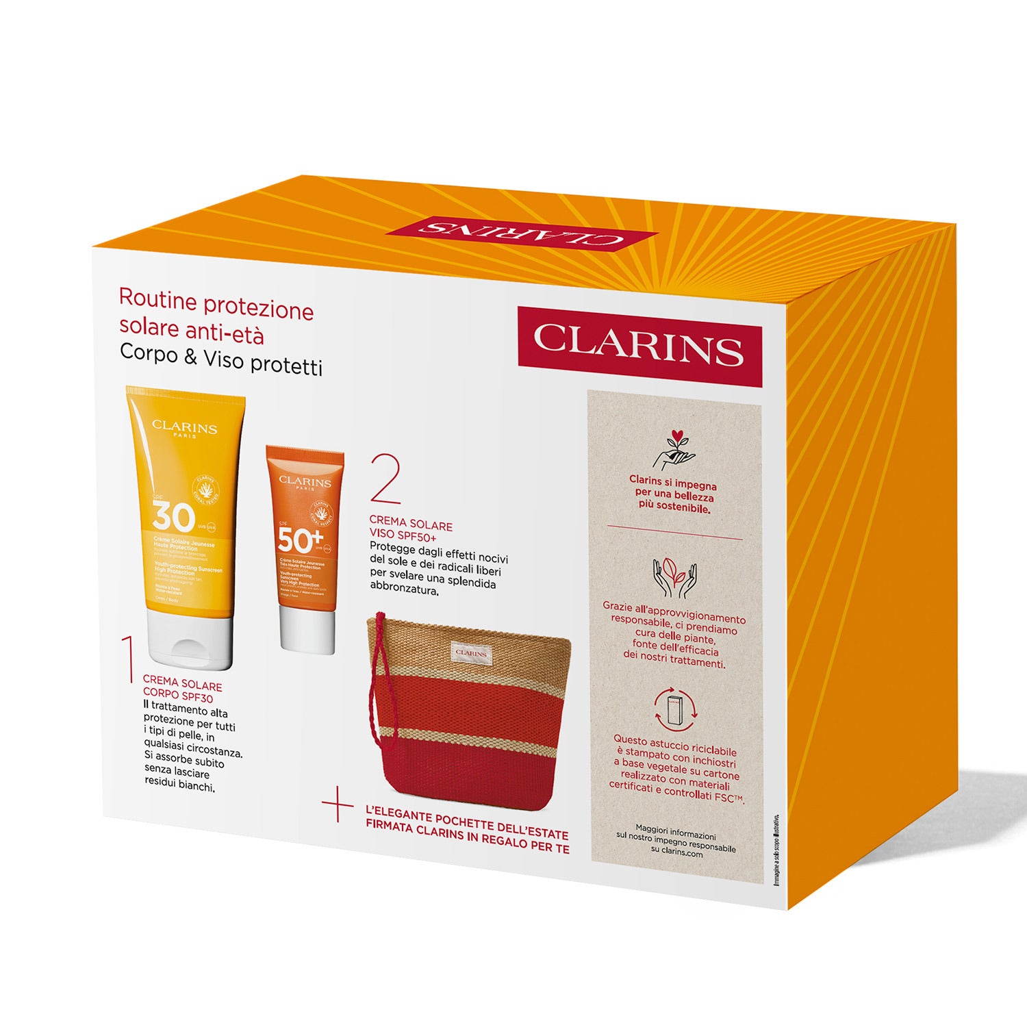 Clarins Routine protezione solare anti-età-4