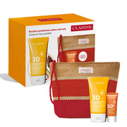 Clarins Routine protezione solare anti-età