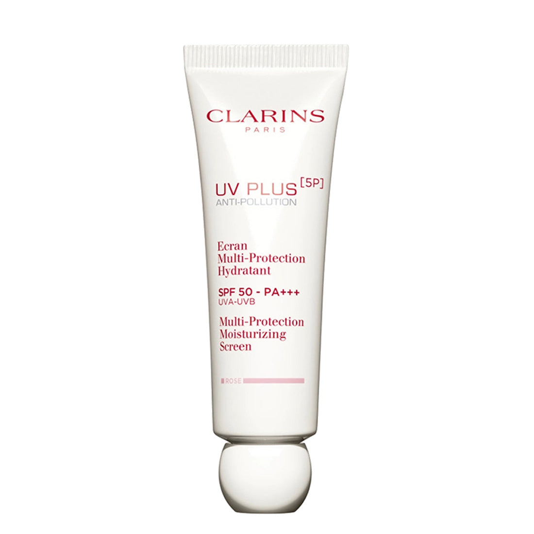 Clarins UV Plus 5P Anti-Pollution Écran Multi-Protection Hydratant SPF50 Rosa