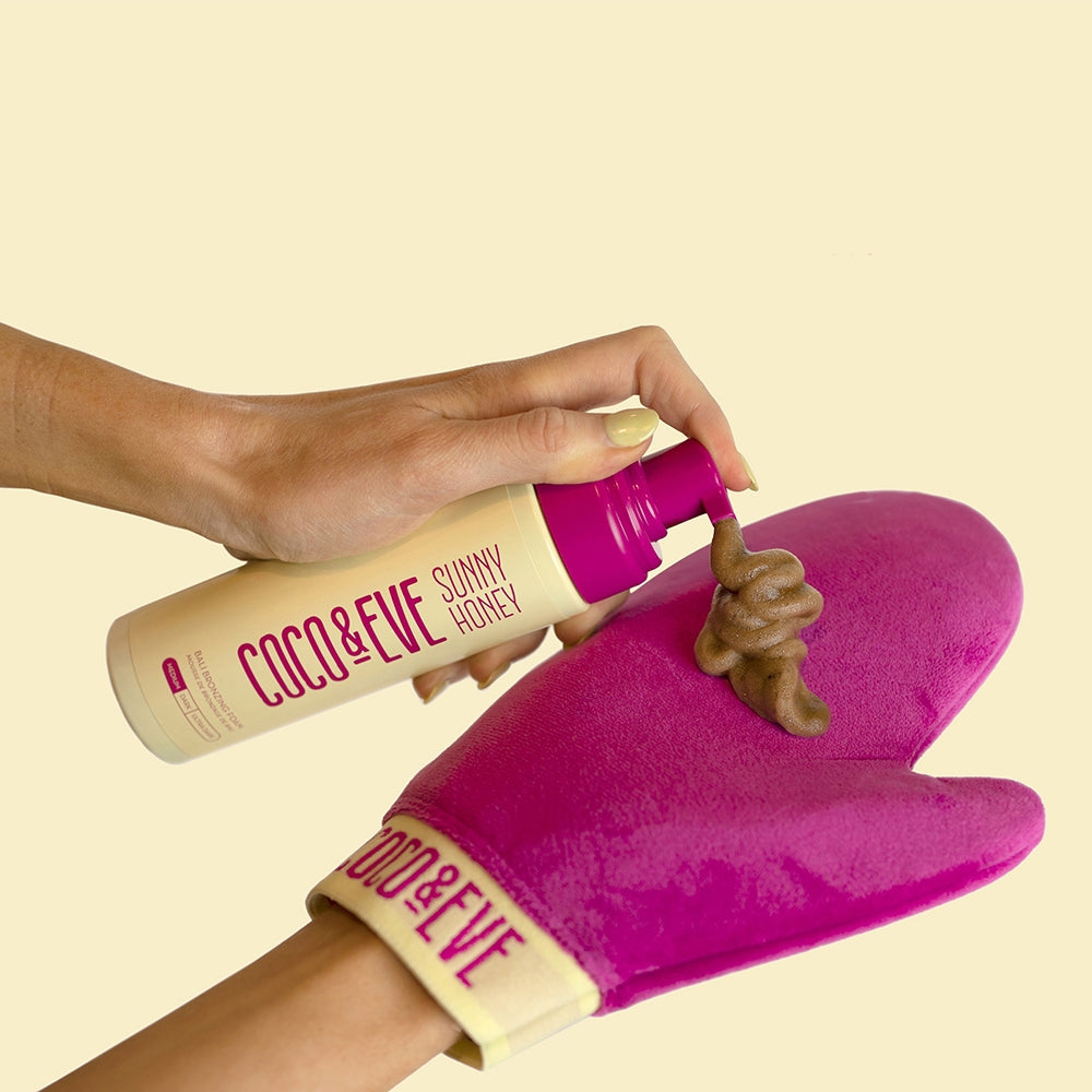 Coco&Eve Sunny Honey Soft Velvet Tanning Mitt-3