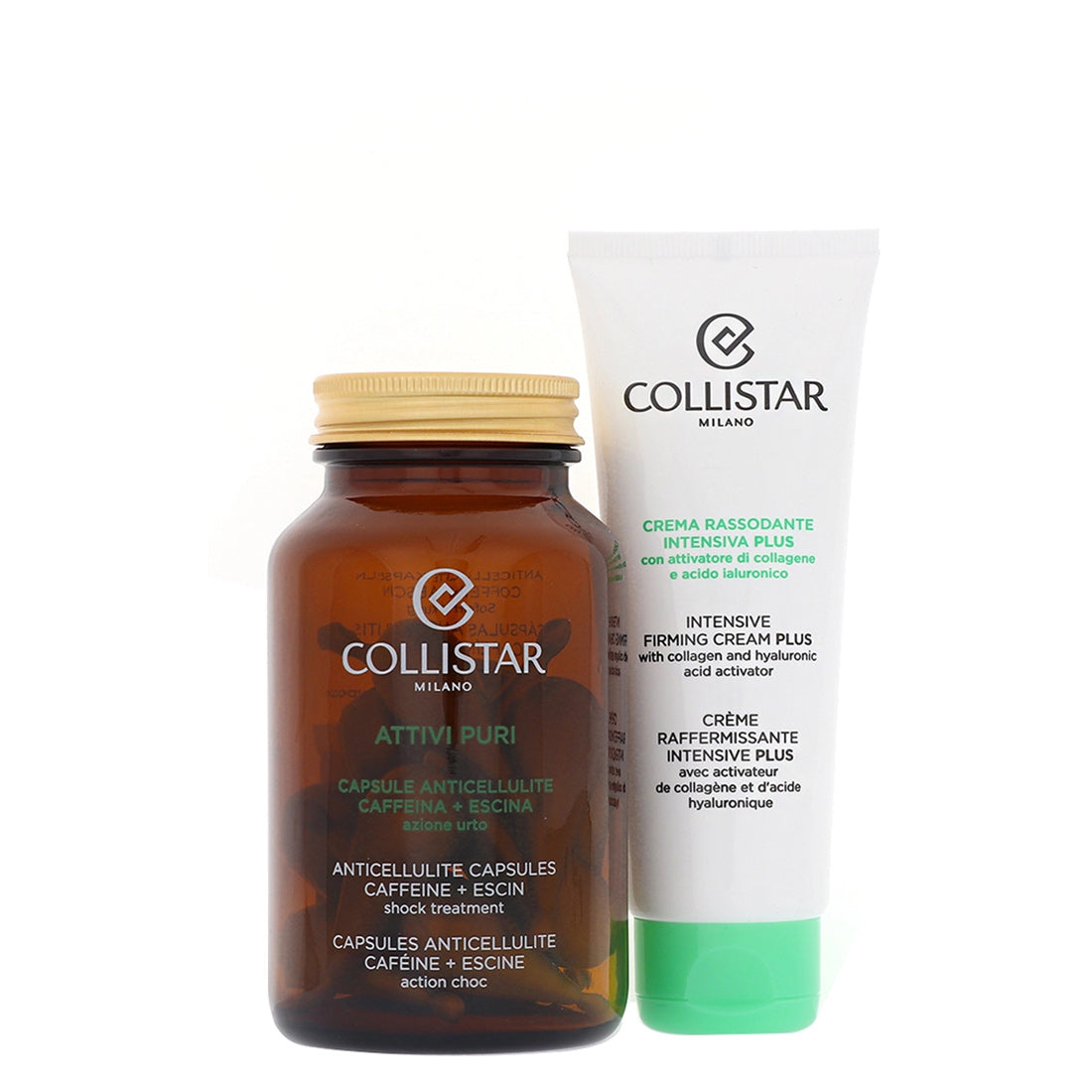 Collistar Kit Attivi Puri Capsule Anticellulite 14 pz + Crema Rassodante Intensiva Plus 75 ml