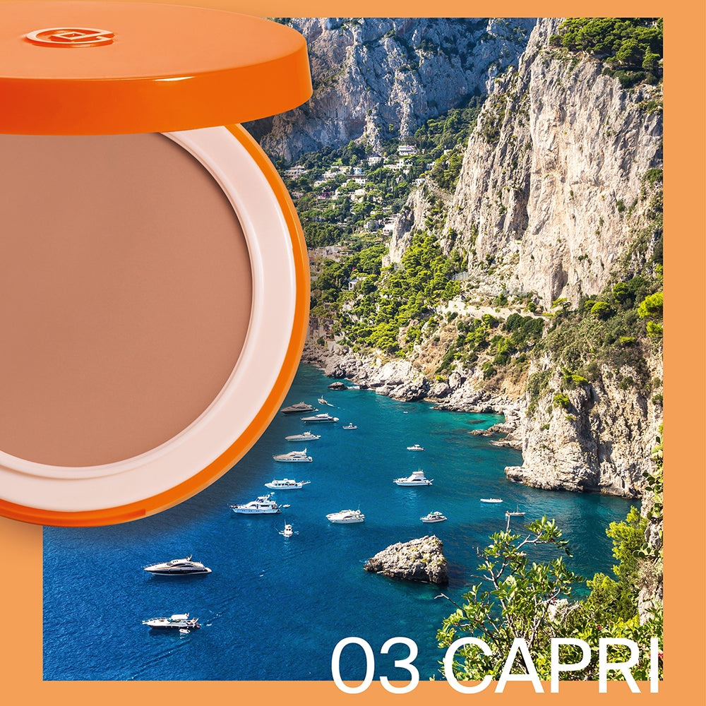 Collistar Mediterranea Fondotinta Compatto Solare Refill 03 Capri SPF15-3
