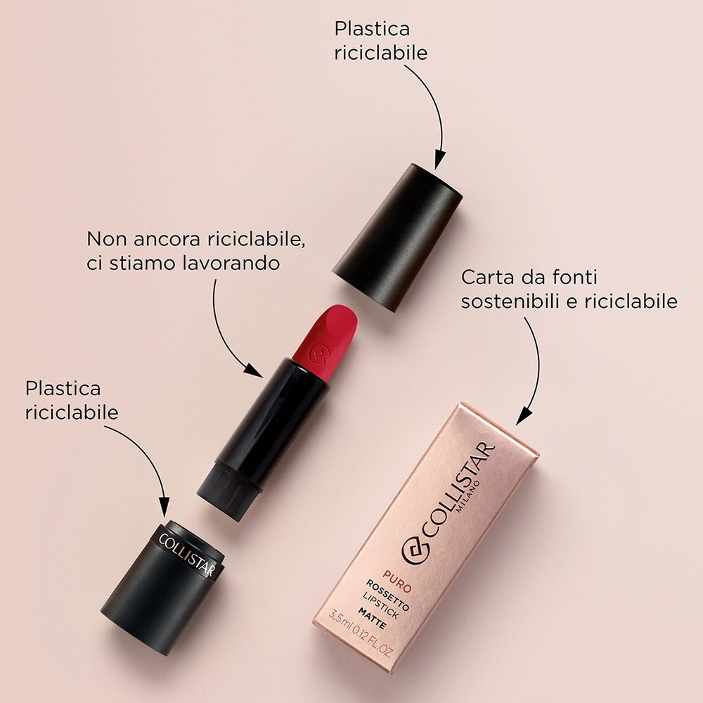 Collistar Rossetto Puro Matte 111 Rosso Milano-4