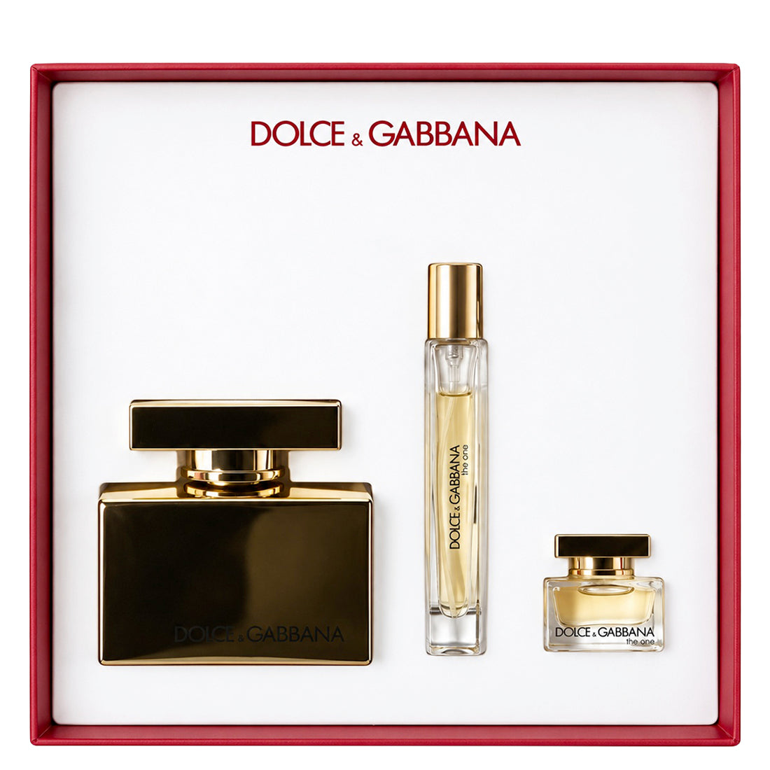 DOLCE&GABBANA The One Eau De Parfum Intense + Travel Spray + Miniatura Set -2