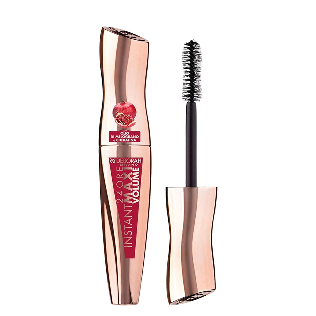 Deborah 24Ore Instant Maxi Volume Mascara Olio di Melograno Nero