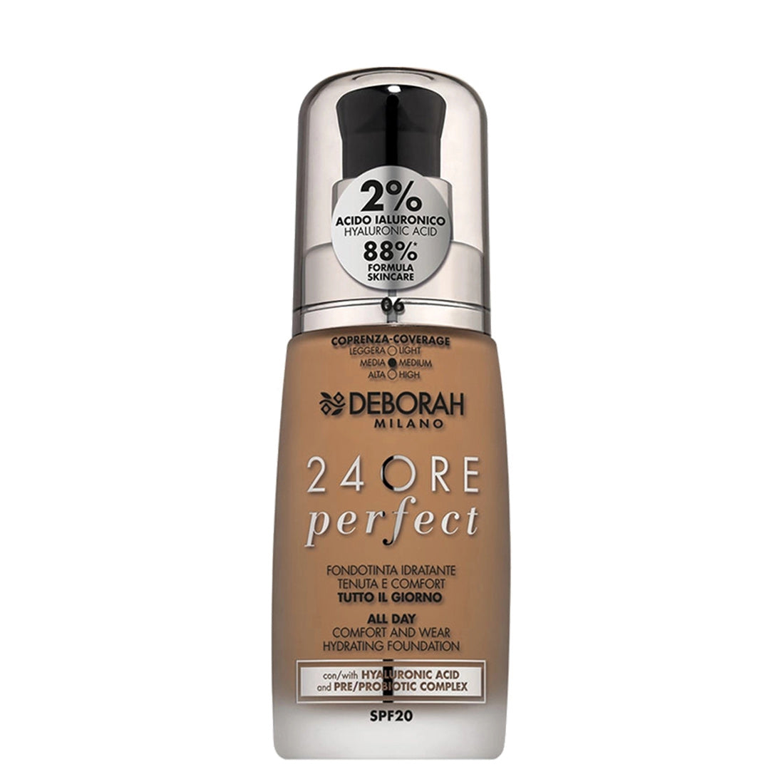 Deborah 24Ore Perfect Fondotinta SPF20 06 Caramel