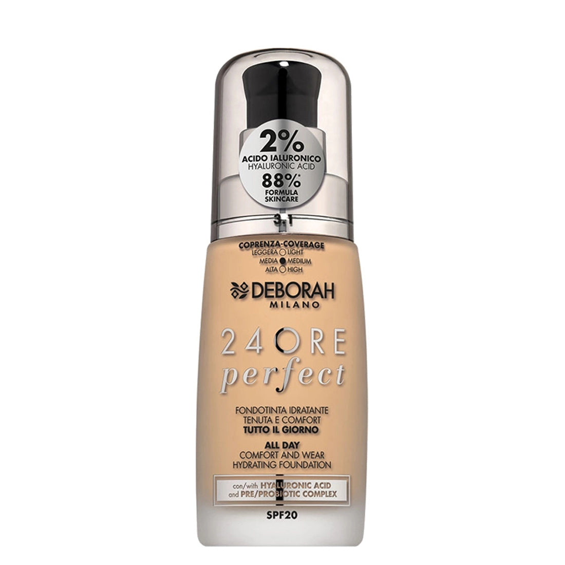 Deborah 24Ore Perfect Fondotinta SPF20 3.1 Light Gold