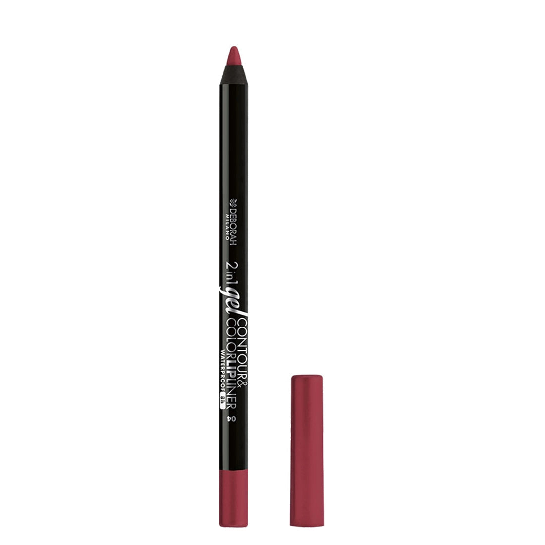 Deborah 2in1 Gel Contour&Color Lipliner Wateproof 04 Plum Rose