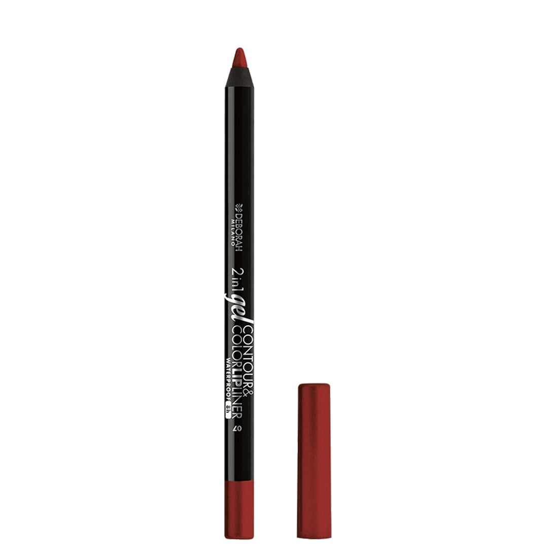 Deborah 2in1 Gel Contour&Color Lipliner Wateproof 07 True Red