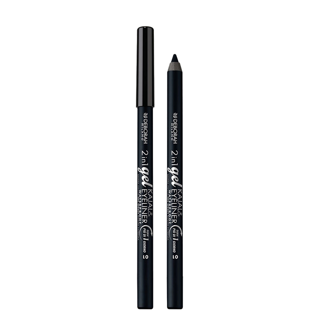 Deborah 2in1 Gel Kajal&Eyeliner 01 Black