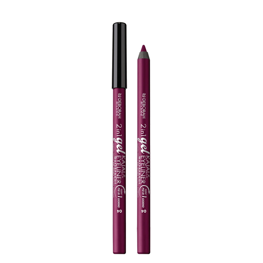 Deborah 2in1 Gel Kajal&Eyeliner 04 Aubergine