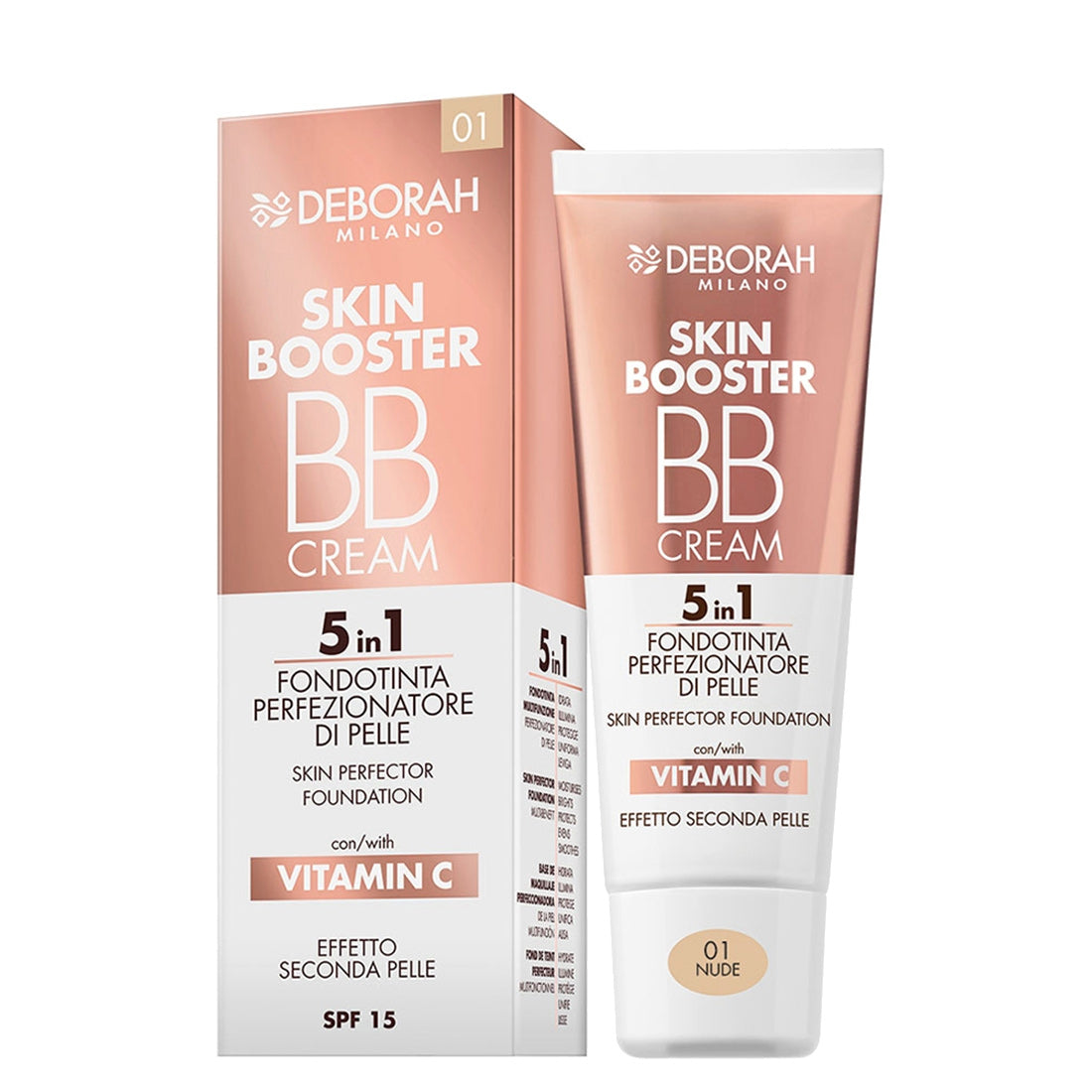 Deborah Skin Booster BB Cream 5in1 SPF15 01 Nude
