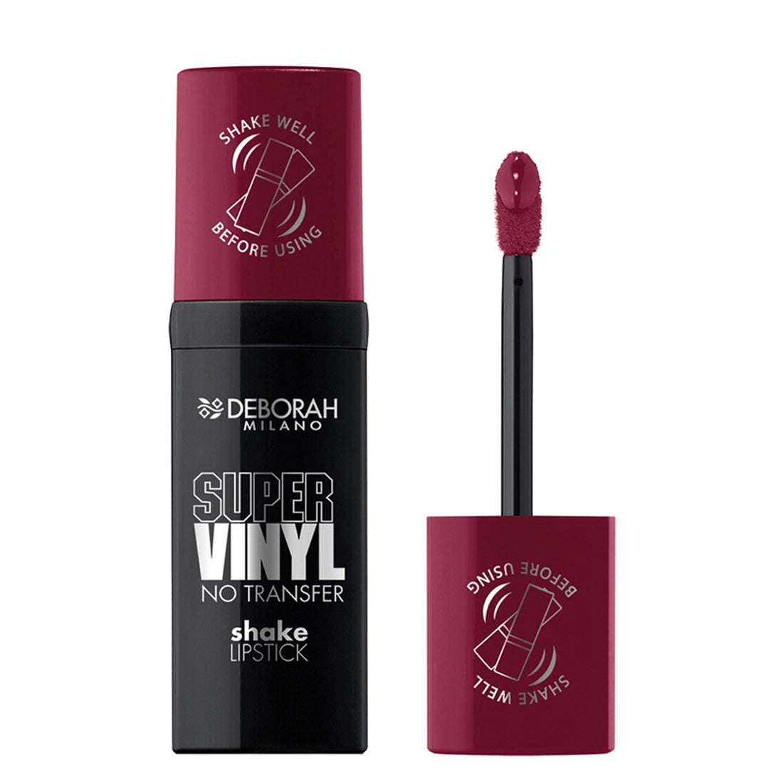 Deborah Super Vinyl No Transfer Shake Lipstick 06 Winery