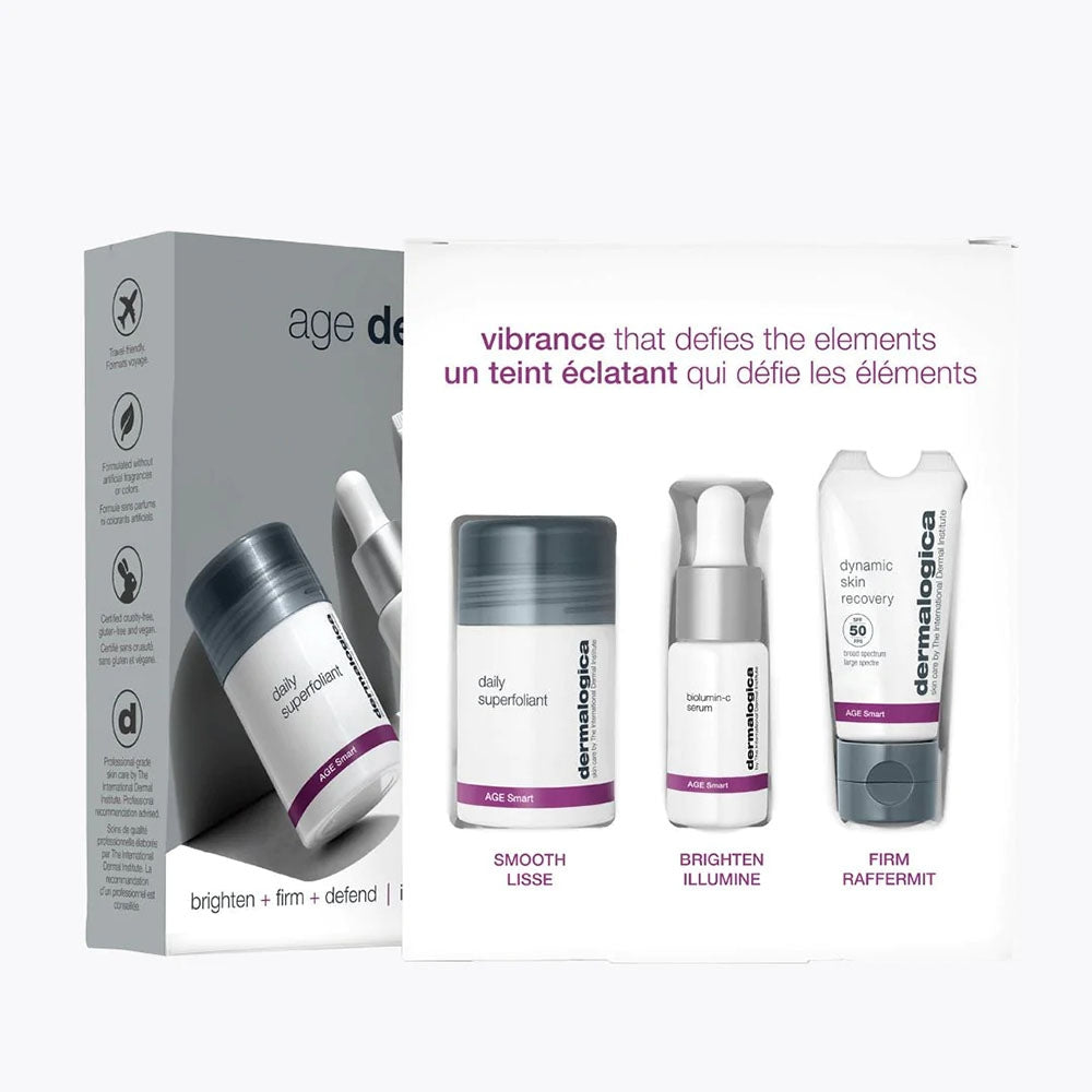 Dermalogica Age Defense Kit Daily Superfoliant + Biolumin-C Serum + Dynamic Skin Recovery SPF50-3