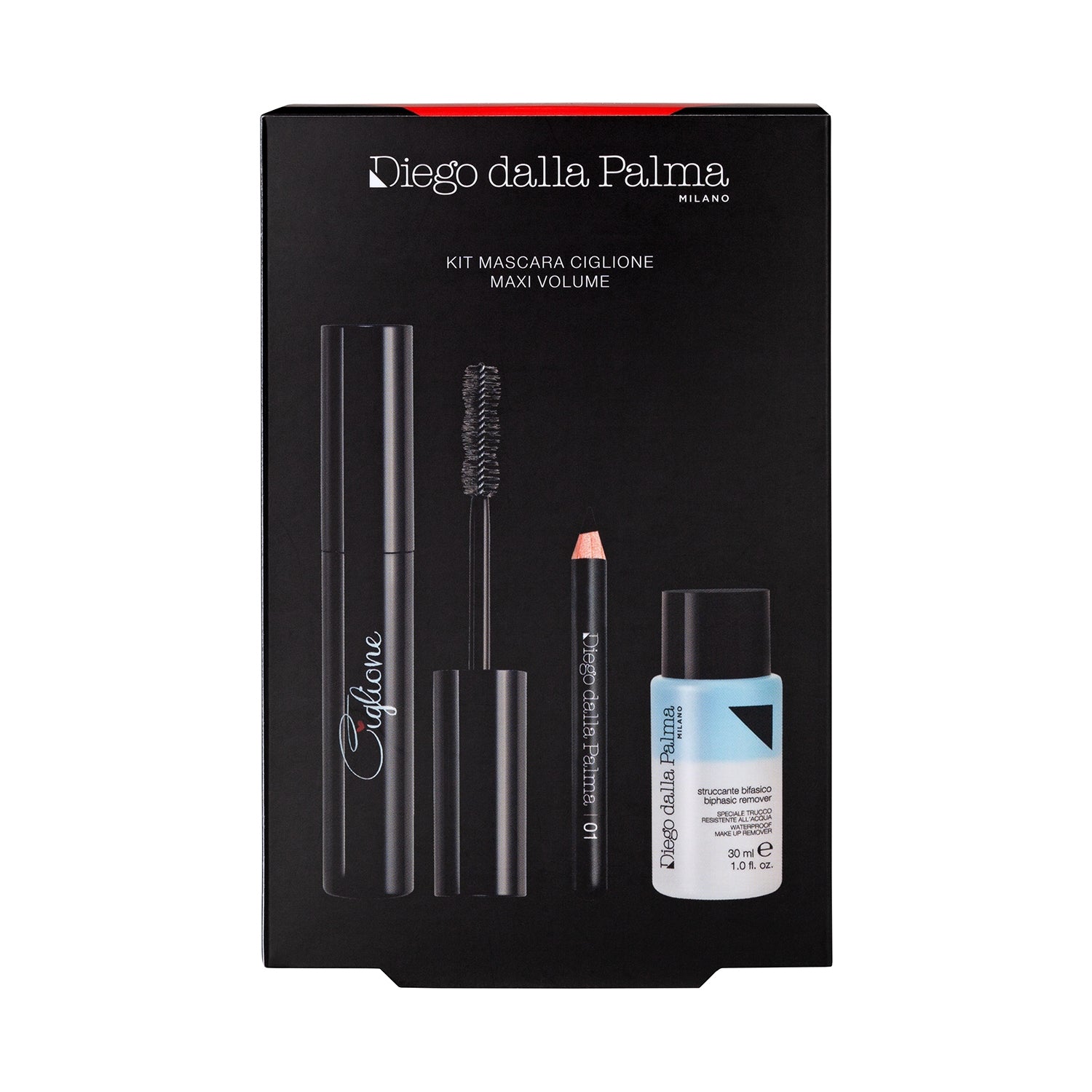 Diego Dalla Palma Milano Ciglione Kit Mascara Maxi Volume-3
