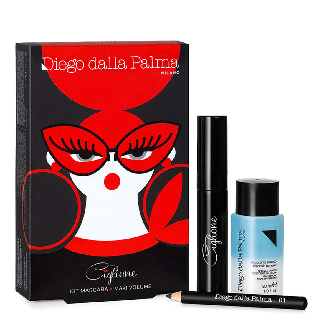 Diego Dalla Palma Milano Ciglione Kit Mascara Maxi Volume