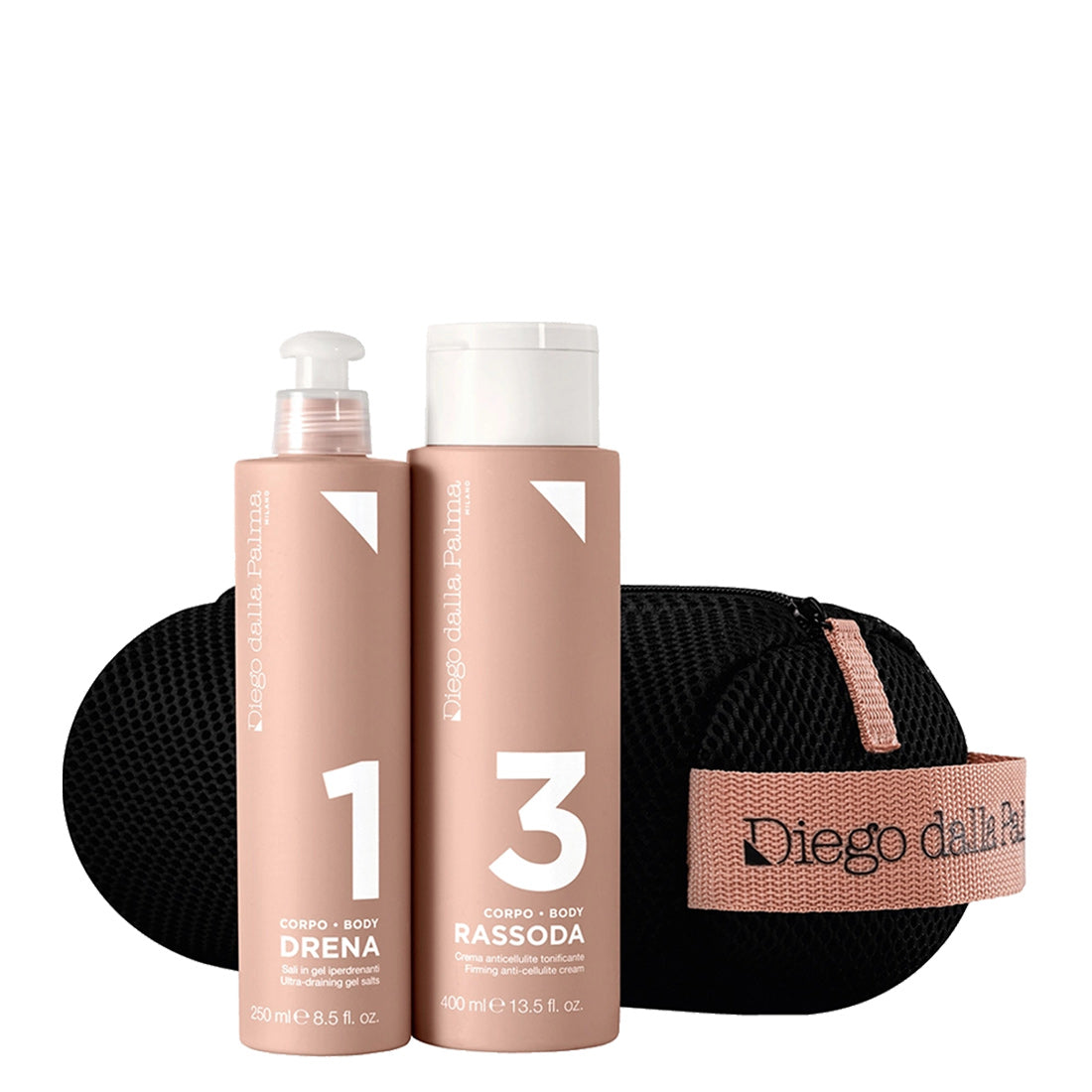 Diego Dalla Palma Milano Kit Body Trainer 1.Drena + 3.Rassoda + Pochette