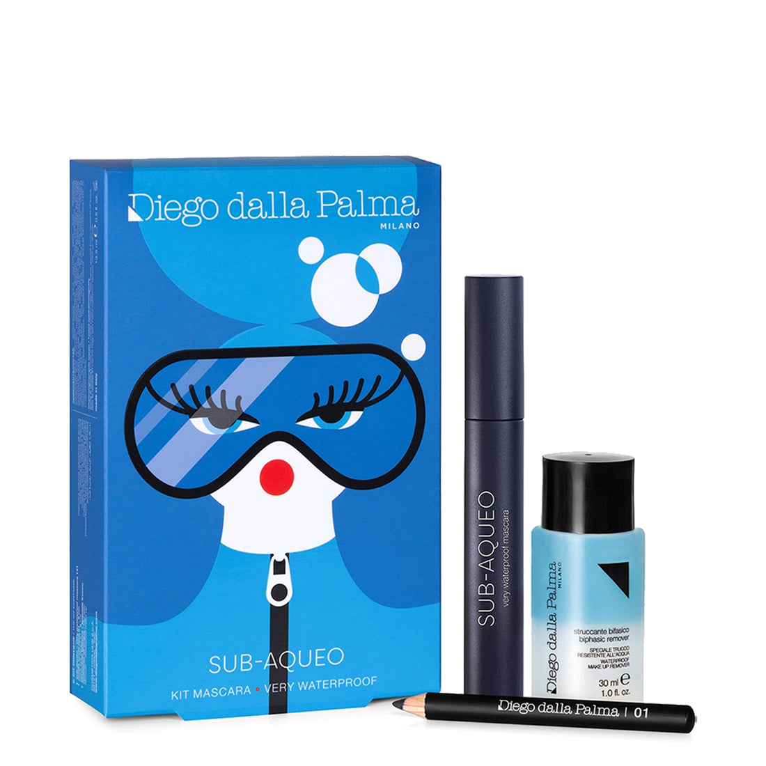 Diego Dalla Palma Milano Subaqueo Kit Mascara Very Waterproof