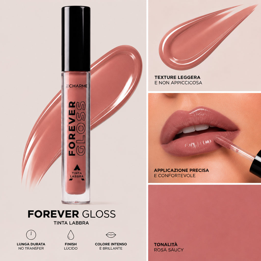 ECHARME Forever Gloss Rosa Saucy-2