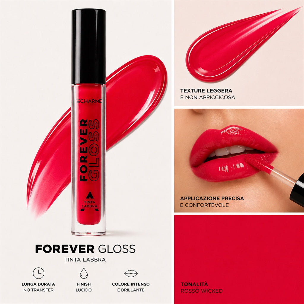 ECHARME Forever Gloss Rosso Wicked-2