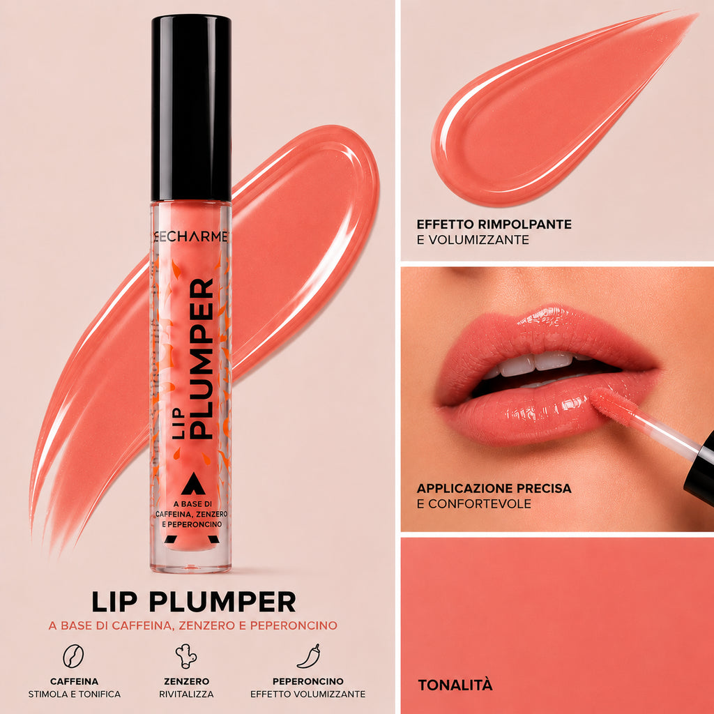 ECHARME Lip Plumper Rosa Lip Gloss-2