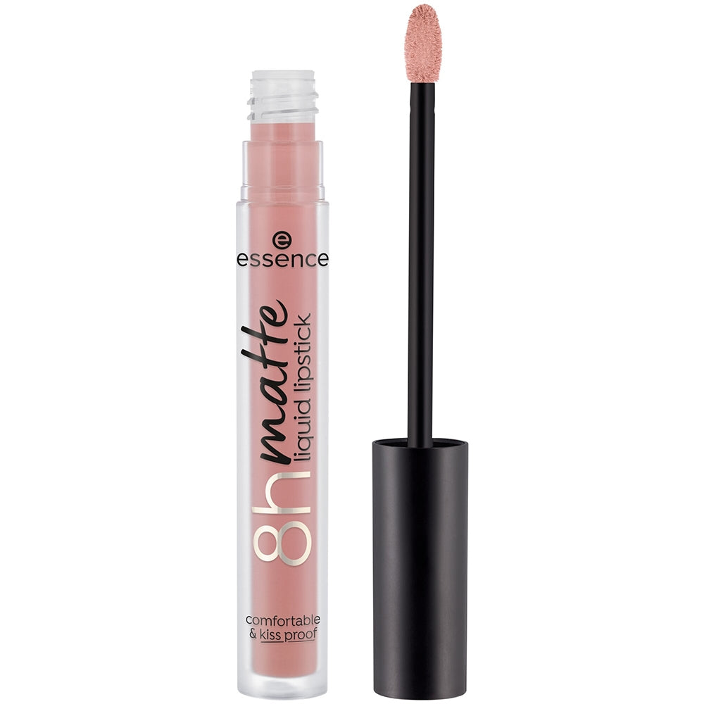 Essence 8H Matte Liquid 03 Soft Beige-2