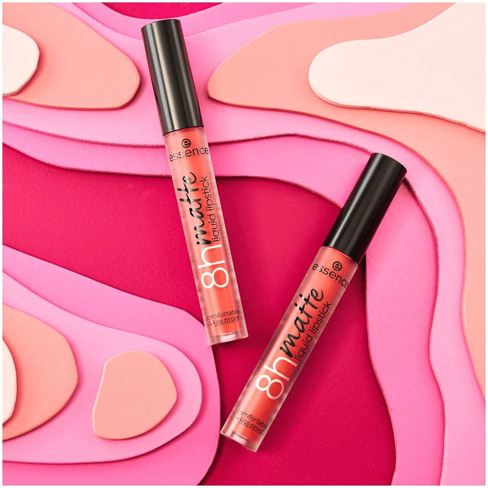 Essence 8h Matte Comfort Lipliner 09 Fiery Red-4