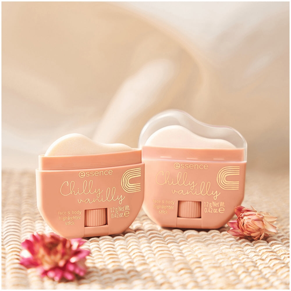 Essence Chilly Vanilly Face & Body Highlighter Stick 01 Glow With The Flow!-4