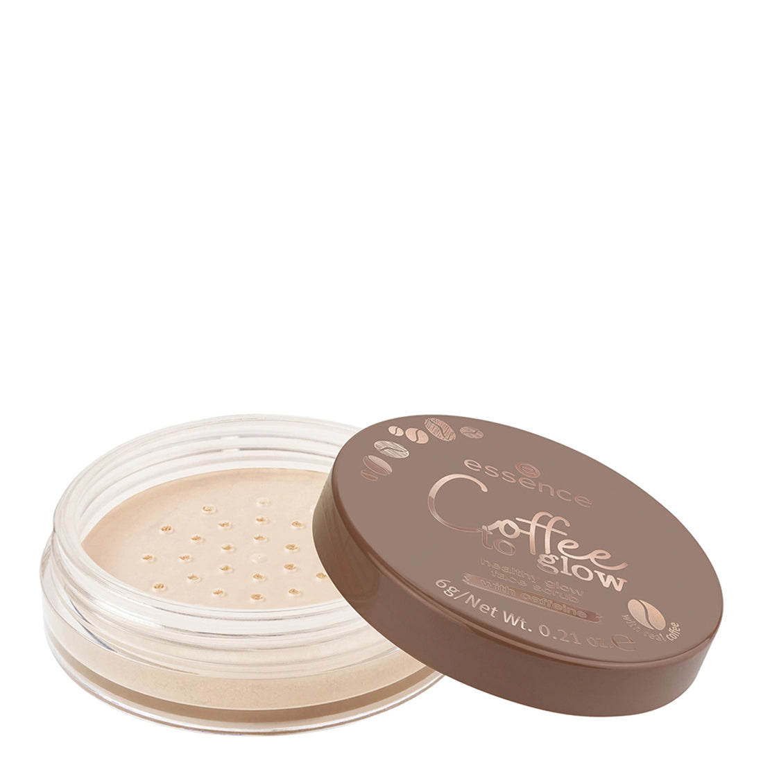 Essence Coffee To Glow Healthy Glow Face Scrub 01 Never Stop Grinding!