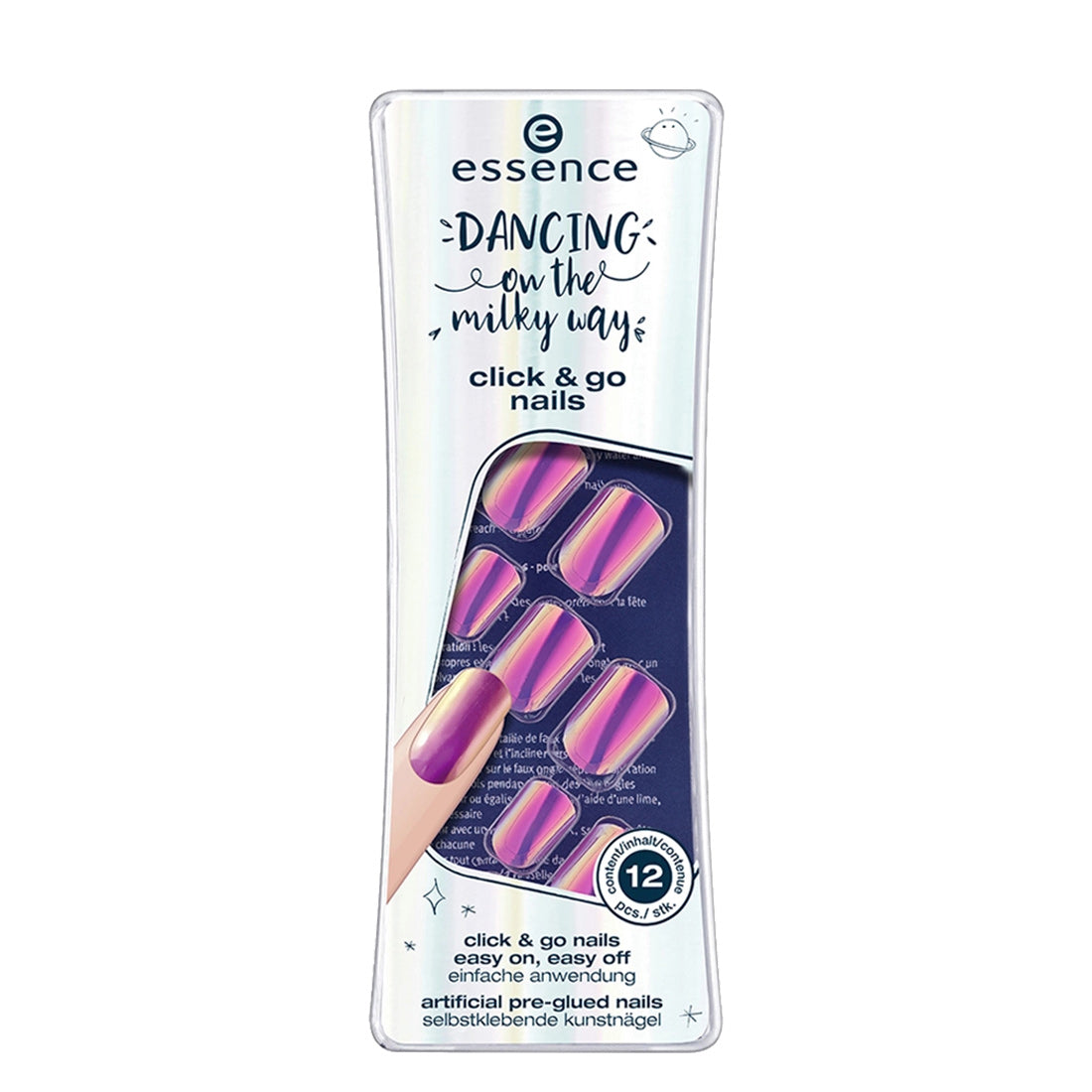 Essence Dancing On The Milky Way Click & Go Nails 01 Supernova