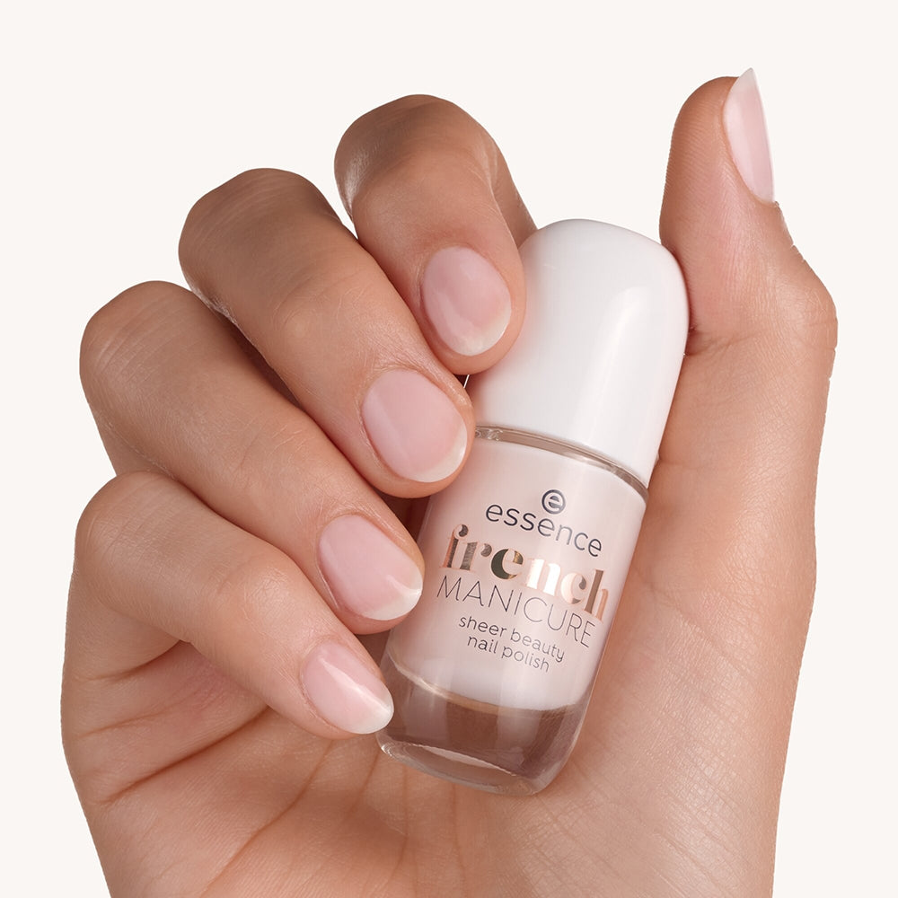 Essence French Manicure Sheer Beauty 01 peach please!-3