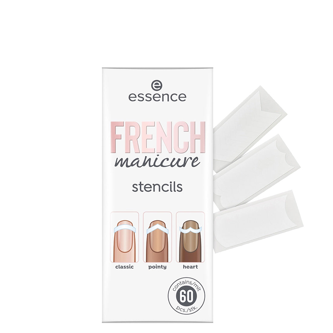 Essence French Manicure Stencils 01 Walk The Line