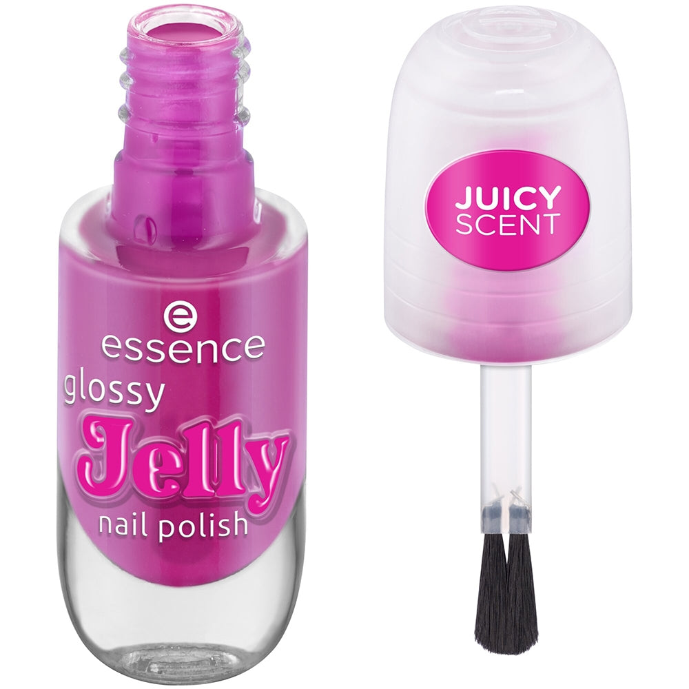 Essence Glossy Jelly Nail Polish 01 Summer Splash-3