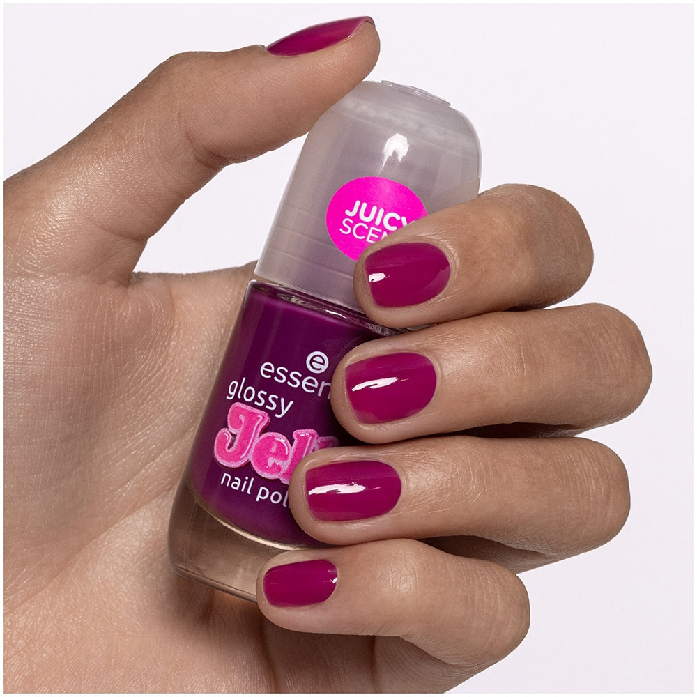 Essence Glossy Jelly Nail Polish 01 Summer Splash-5