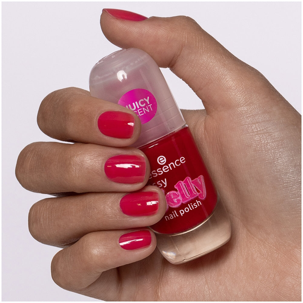 Essence Glossy Jelly Nail Polish 02 Candy Gloss-5
