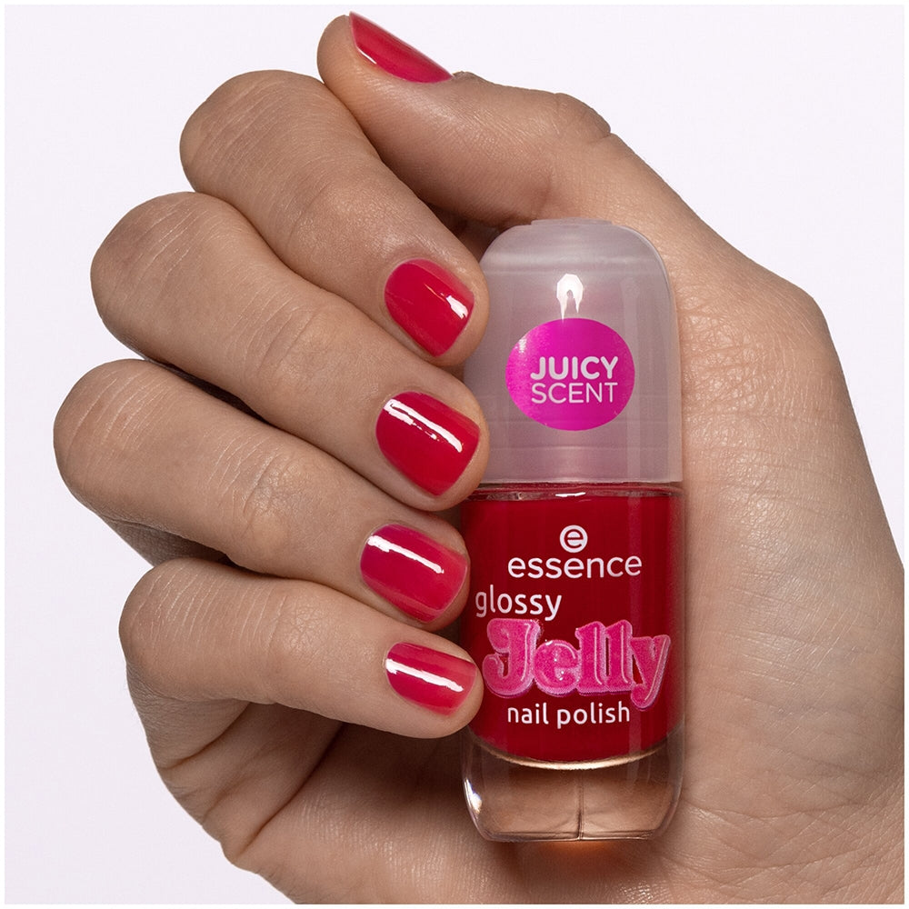 Essence Glossy Jelly Nail Polish 02 Candy Gloss-6