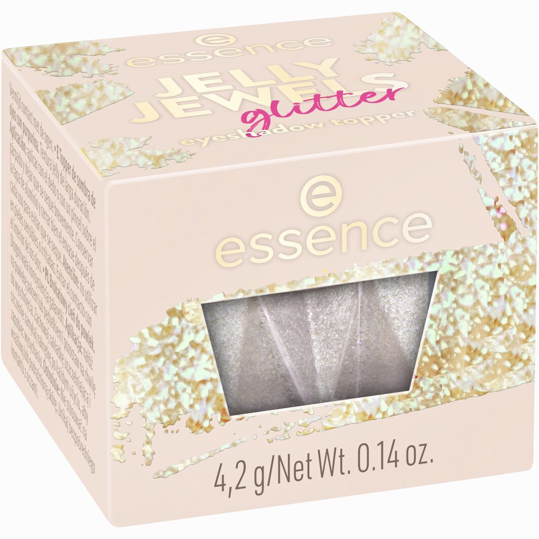 Essence Jelly Jewels Glitter Eyeshadow Topper 01 Golden Glam-2