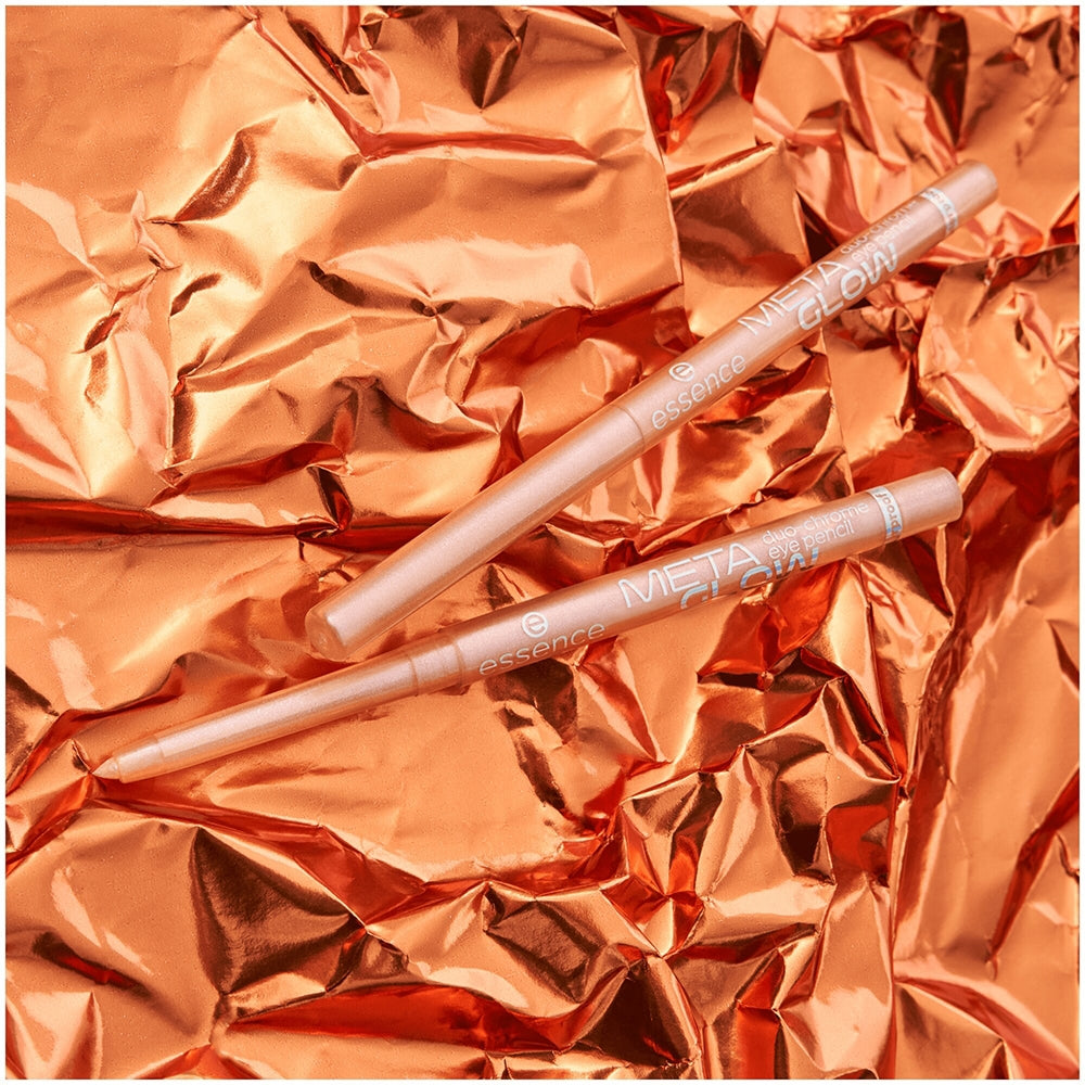 Essence Meta Glow Duo Chrome Eye Pencil Waterproof 01 Chromatic Love-8