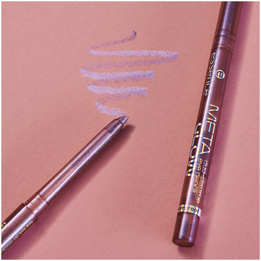Essence Meta Glow Duo Chrome Eye Pencil Waterproof 02 Chromefinity-8