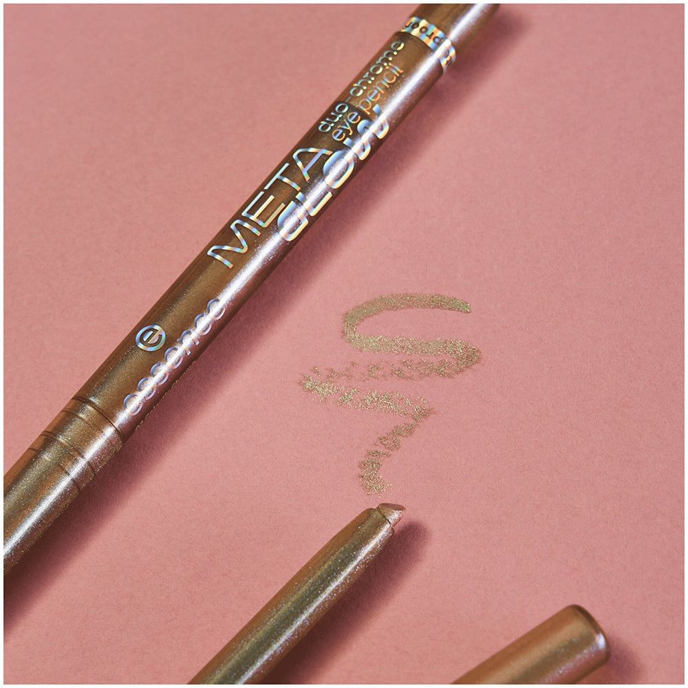 Essence Meta Glow Duo Chrome Eye Pencil Waterproof 03 Galactic Chrome-8