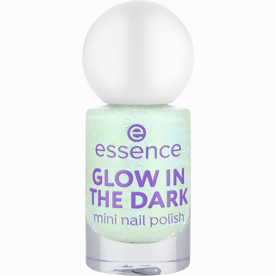 Essence Mini Nail Polish 01 Glow In The Dark-2