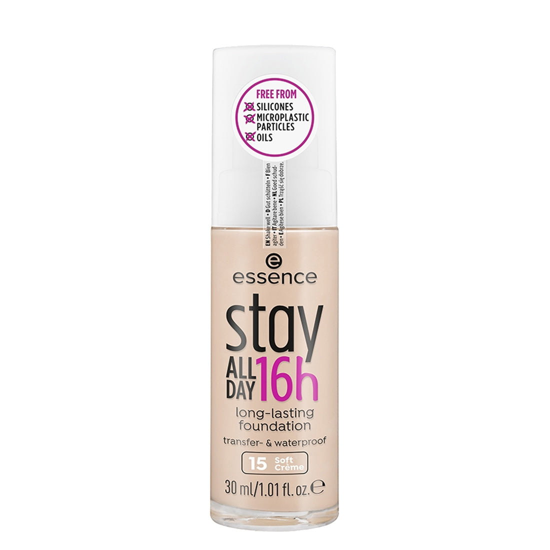 Essence Stay All Day 16H Long-Lasting Foundation 15 Soft Creme