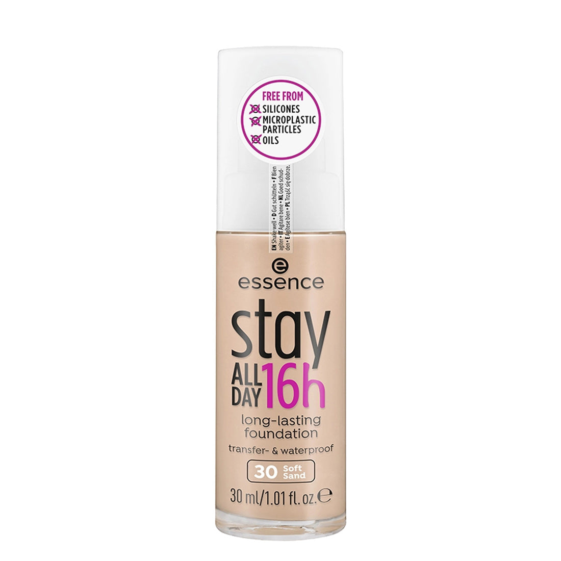 Essence Stay All Day 16H Long-Lasting Foundation 30 Soft Sand