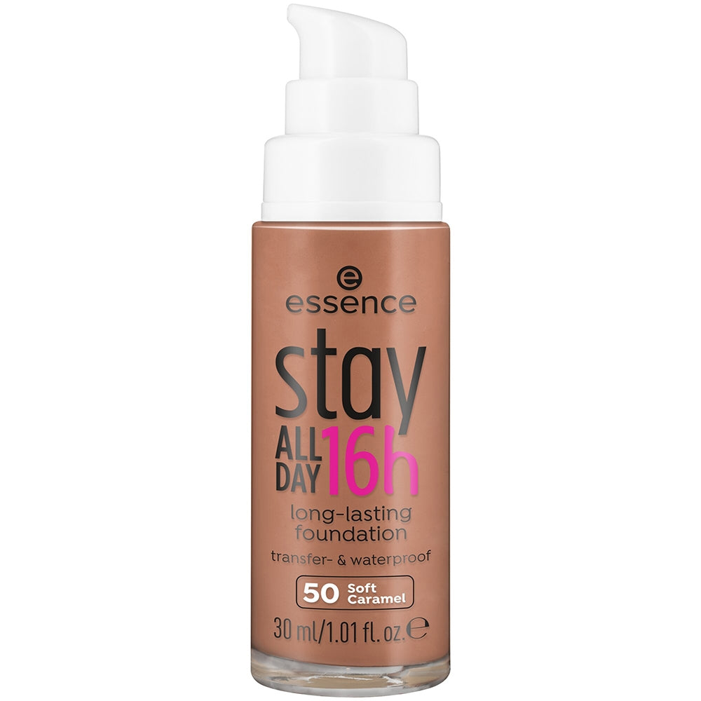 Essence Stay All Day 16H Long-Lasting Foundation 50 Soft Caramel-2
