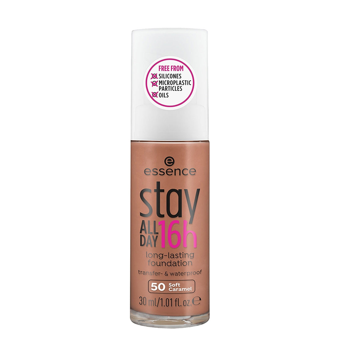 Essence Stay All Day 16H Long-Lasting Foundation 50 Soft Caramel