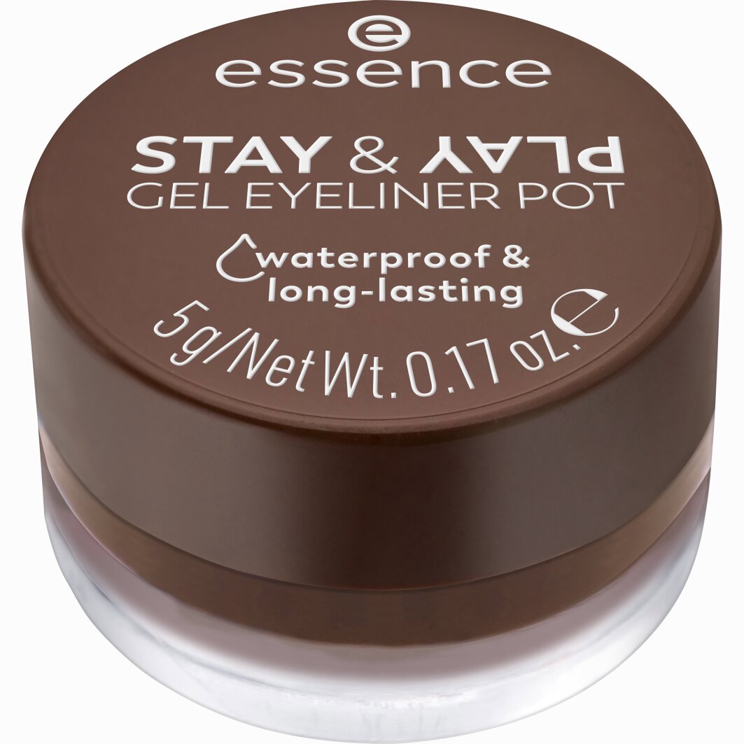 Essence Stay & Play Gel Eyeliner Pot 02 Brown-2